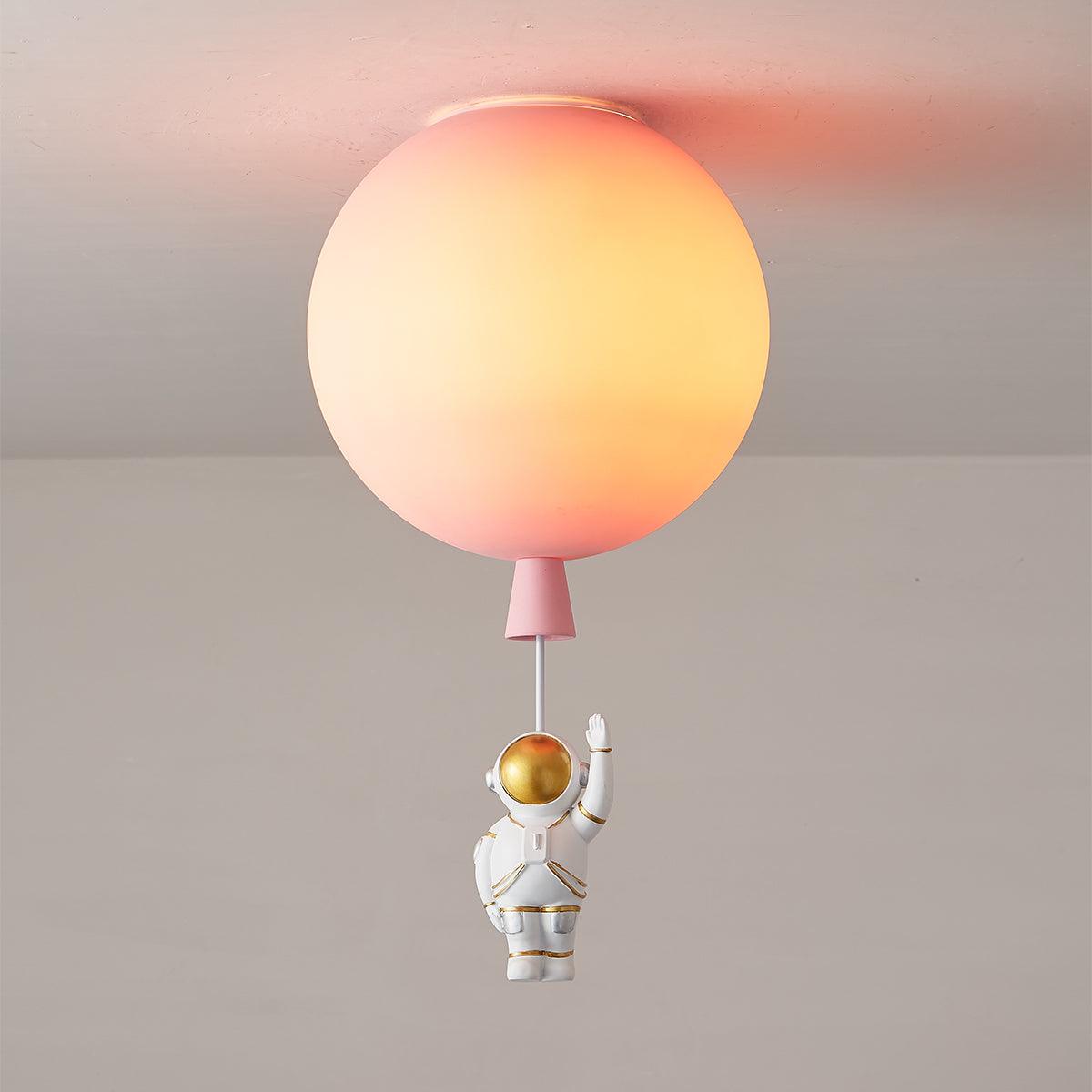 Frosted Balloon Ceiling Light - Blowlighting