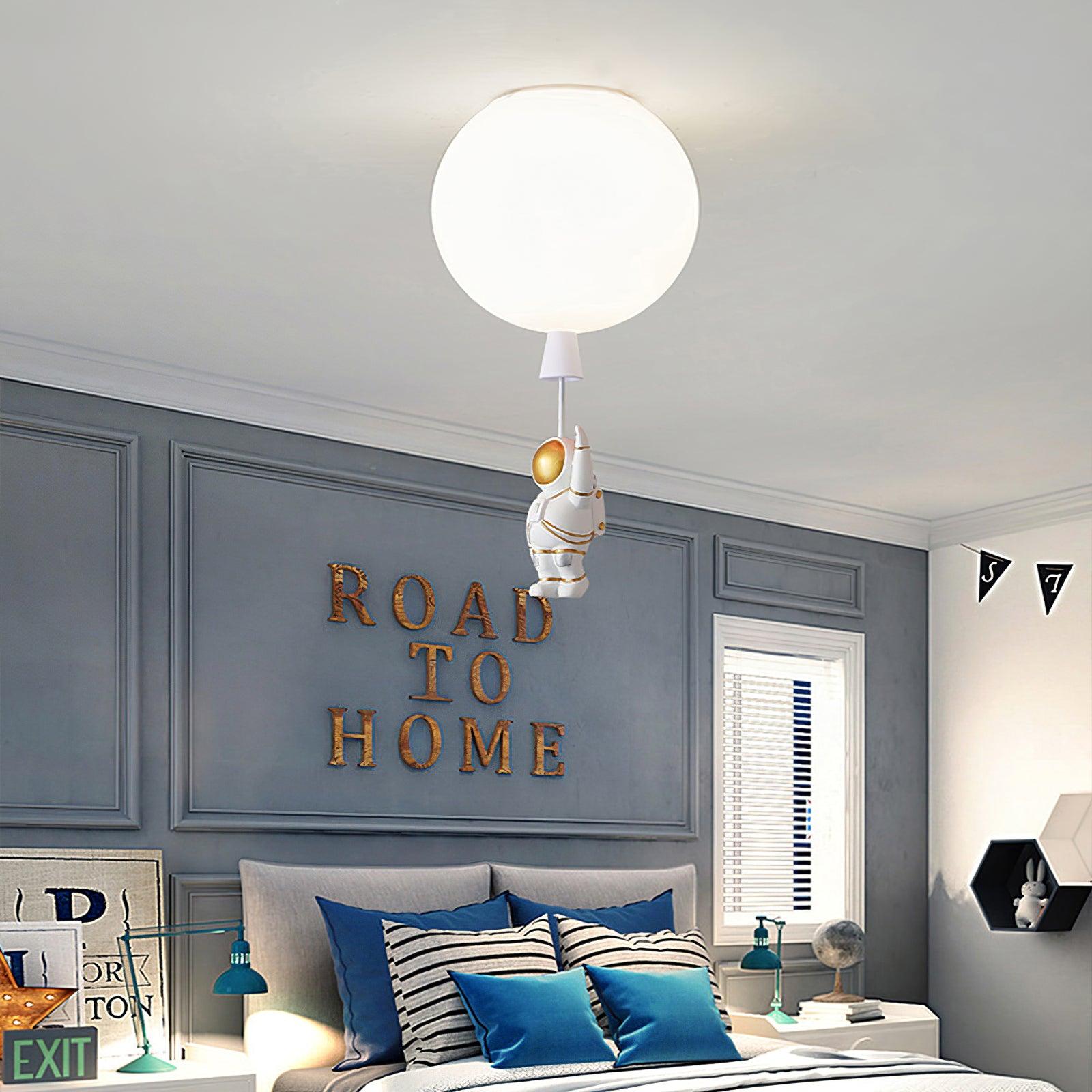Frosted Balloon Ceiling Light - Blowlighting