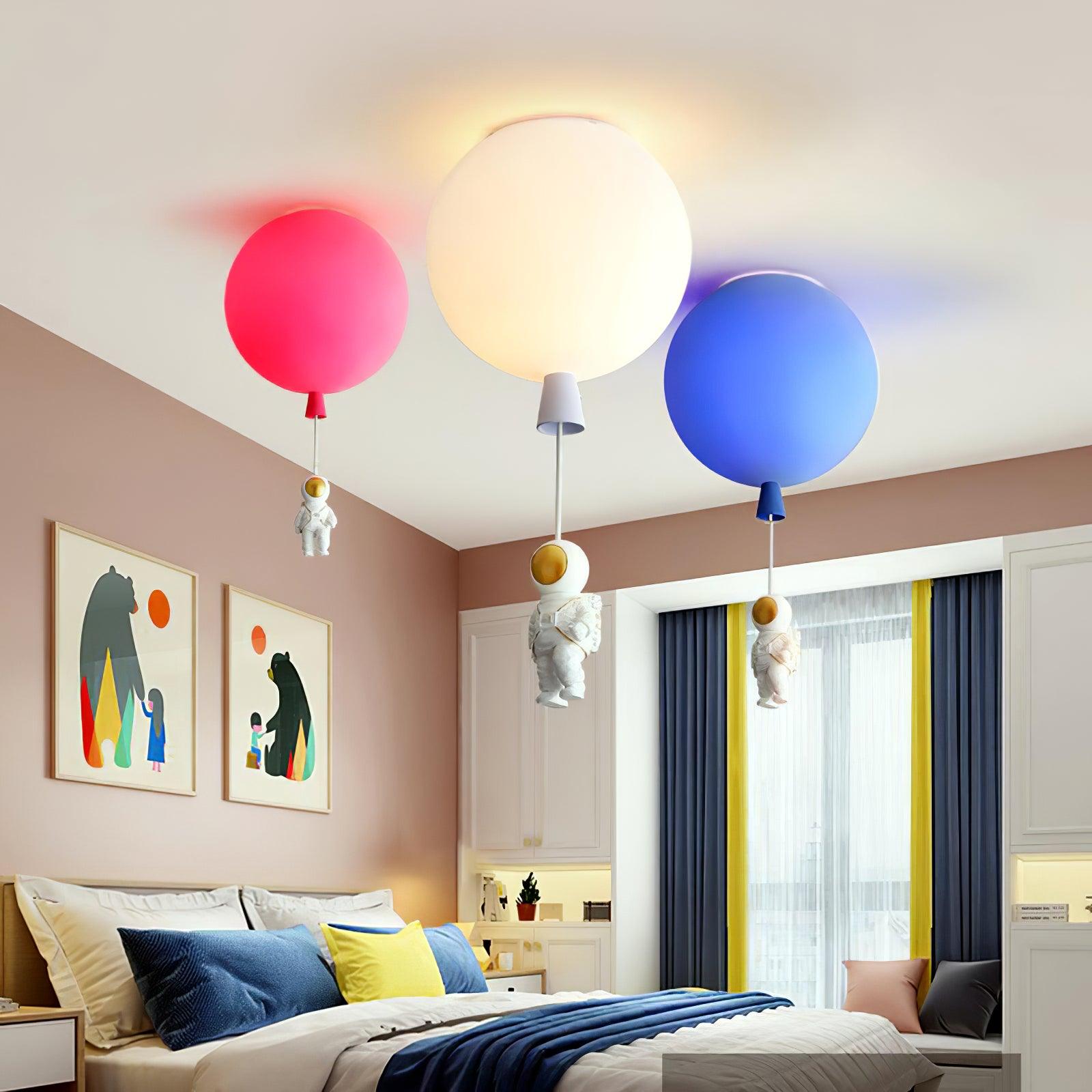 Frosted Balloon Ceiling Light - Blowlighting