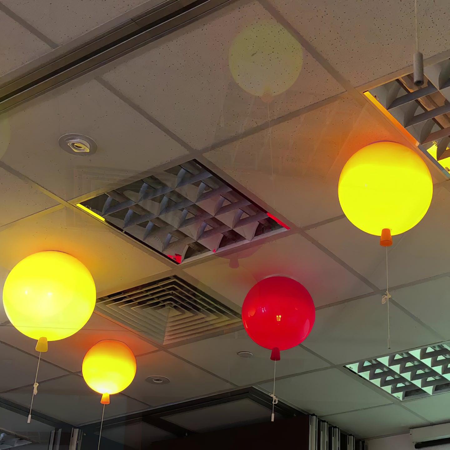 Frosted Balloon Ceiling Light - Blowlighting