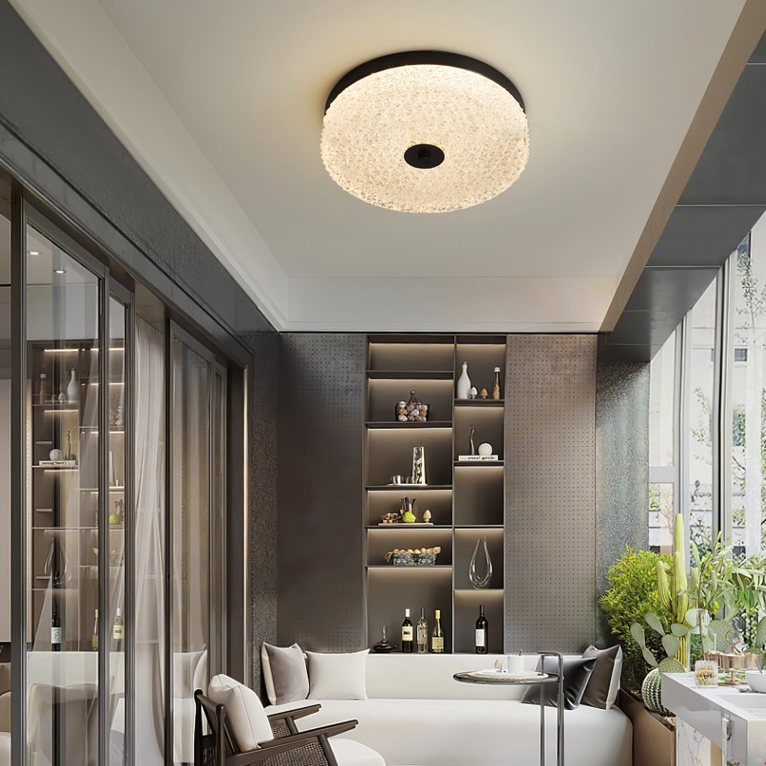 Frosted Dawn Ceiling Light - Blowlighting