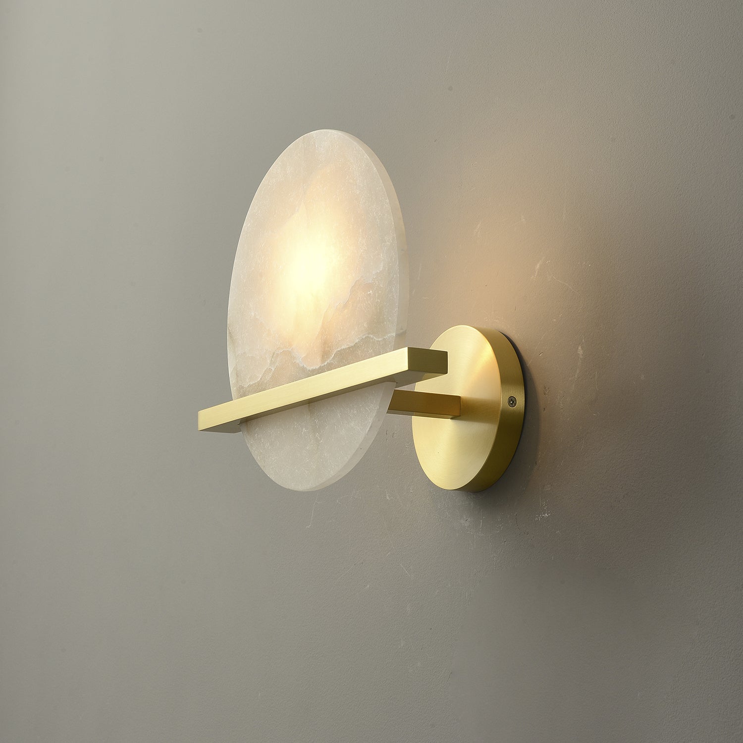 Vomiror Sphere Alabaster Wall Light - Blowlighting