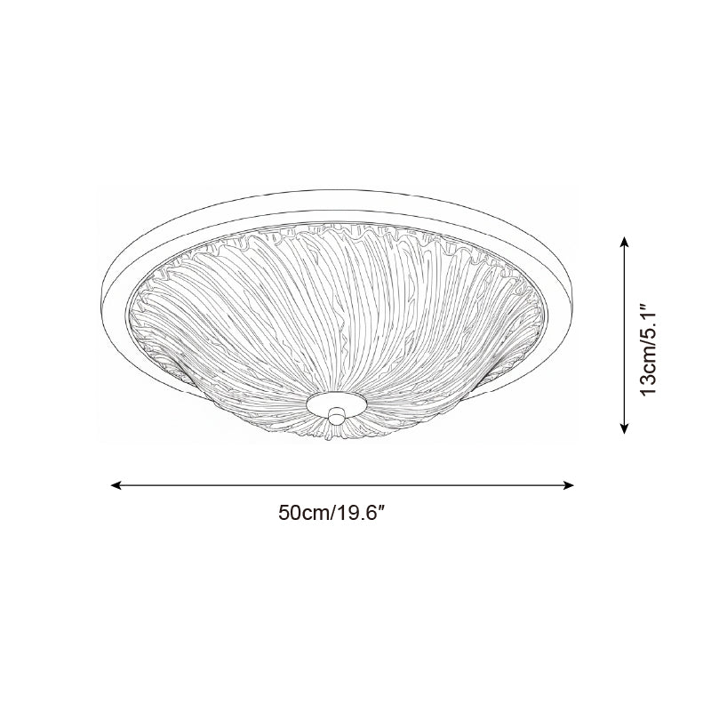 Vortex Frostwave Ripple Ceiling Lamp