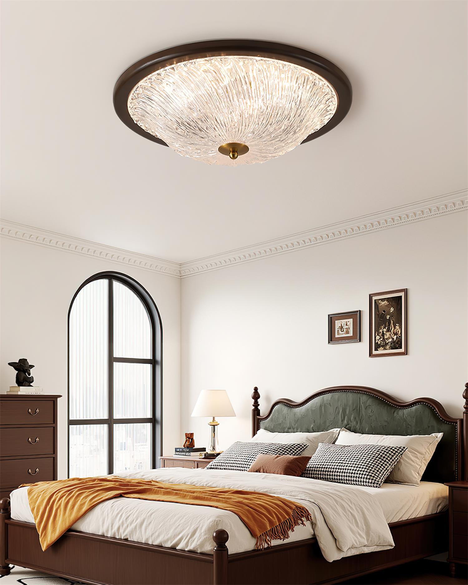 Vortex Frostwave Ripple Ceiling Lamp