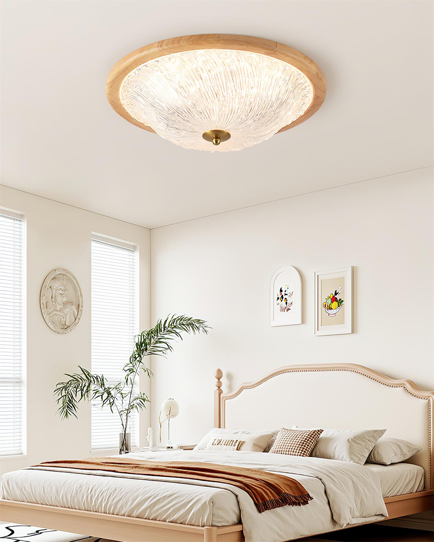 Vortex Frostwave Ripple Ceiling Lamp