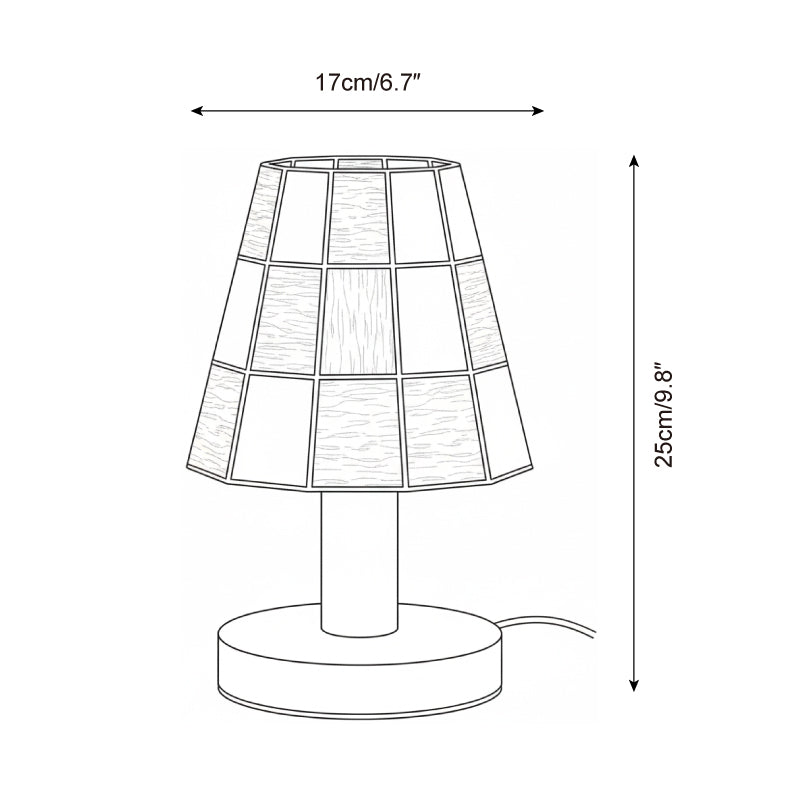 Fun Bohemian Glass Guy Table Light
