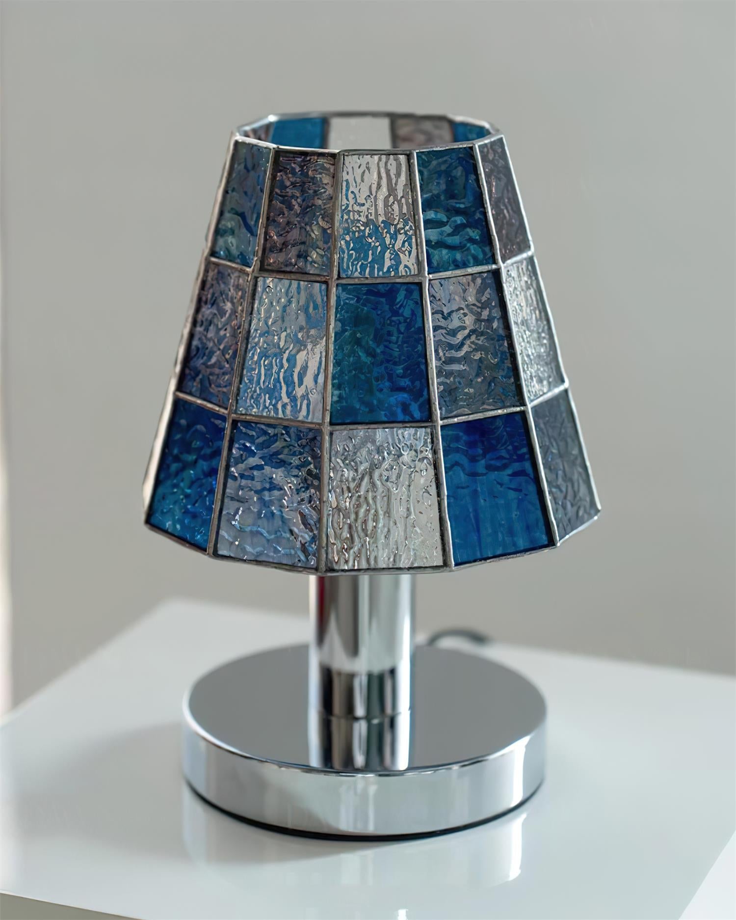 Fun Bohemian Glass Guy Table Light