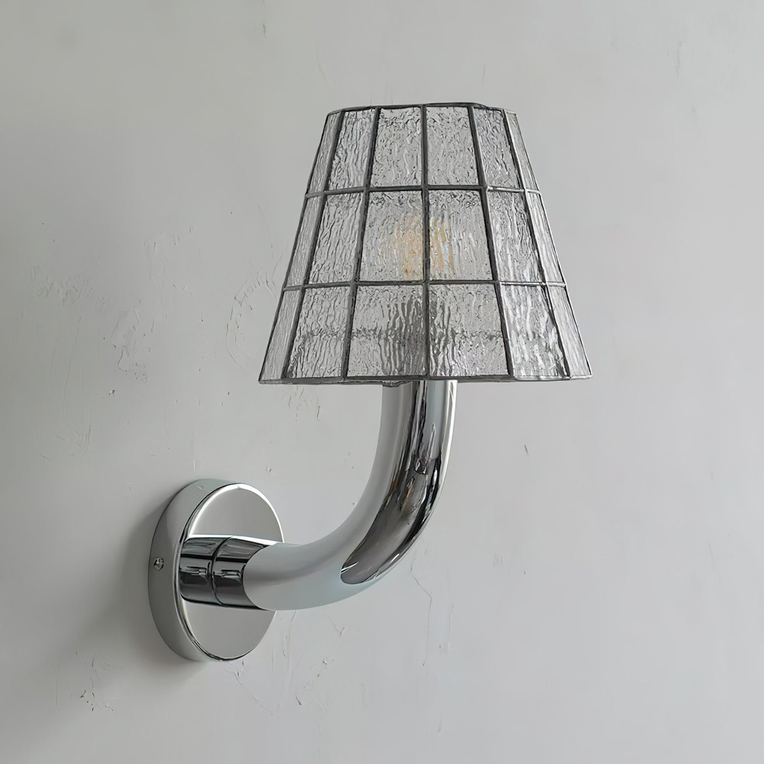Fun Bohemian Glass Guy Wall Light