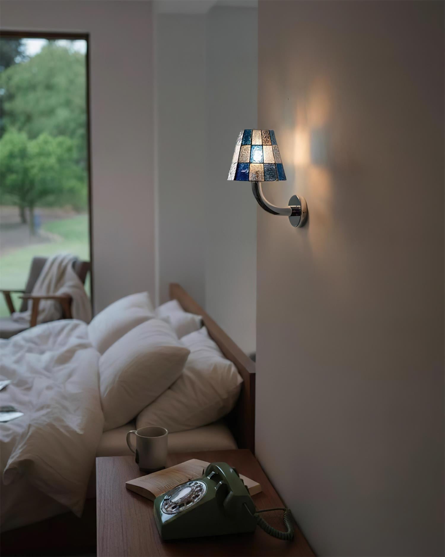 Fun Bohemian Glass Guy Wall Light