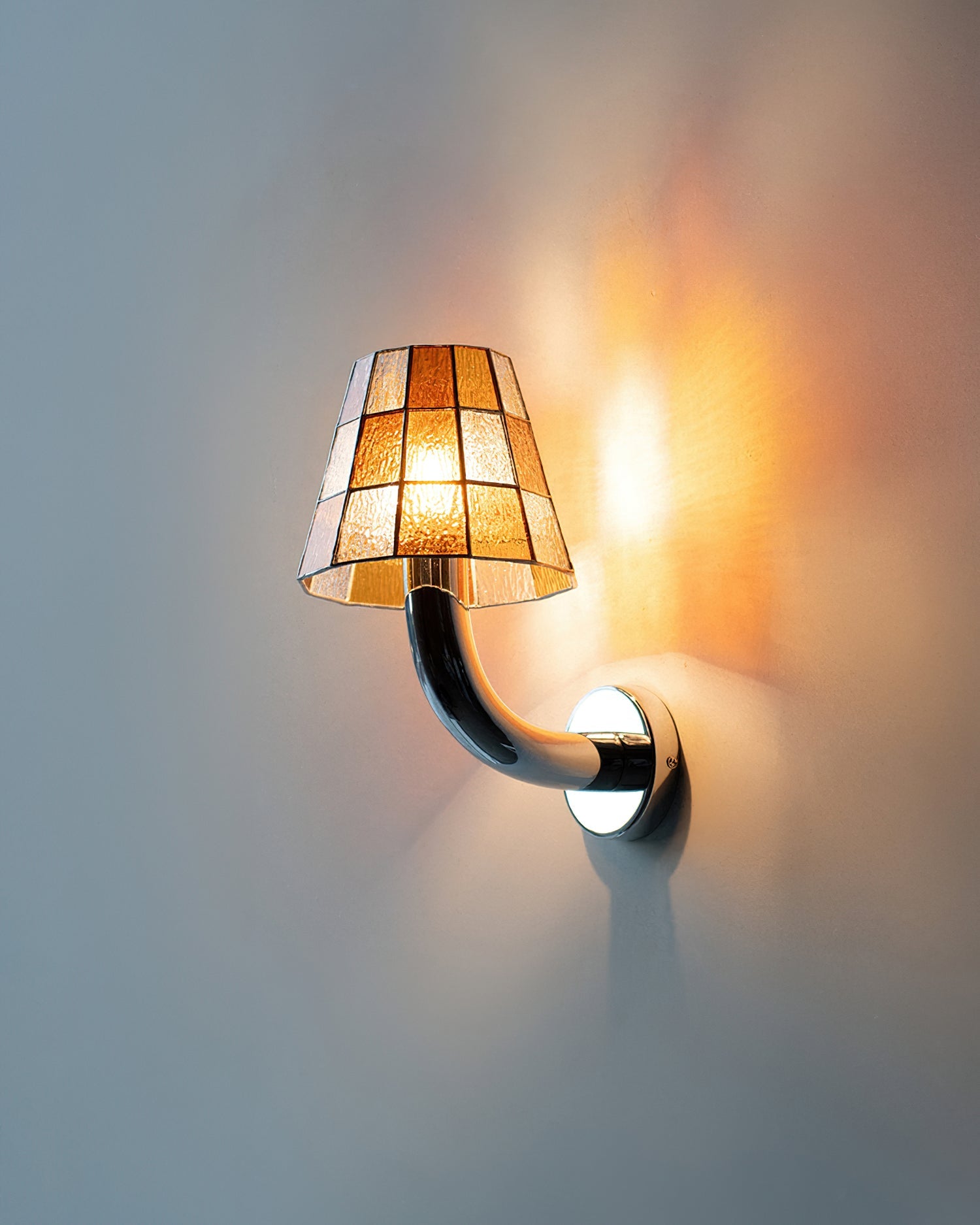 Fun Bohemian Glass Guy Wall Light