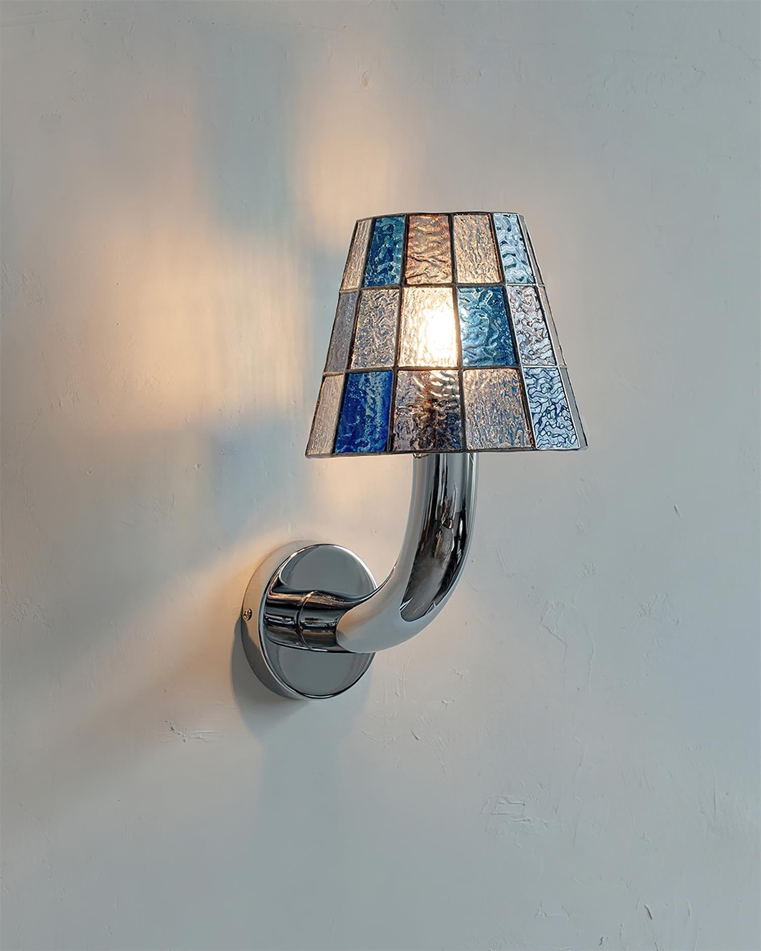 Fun Bohemian Glass Guy Wall Light