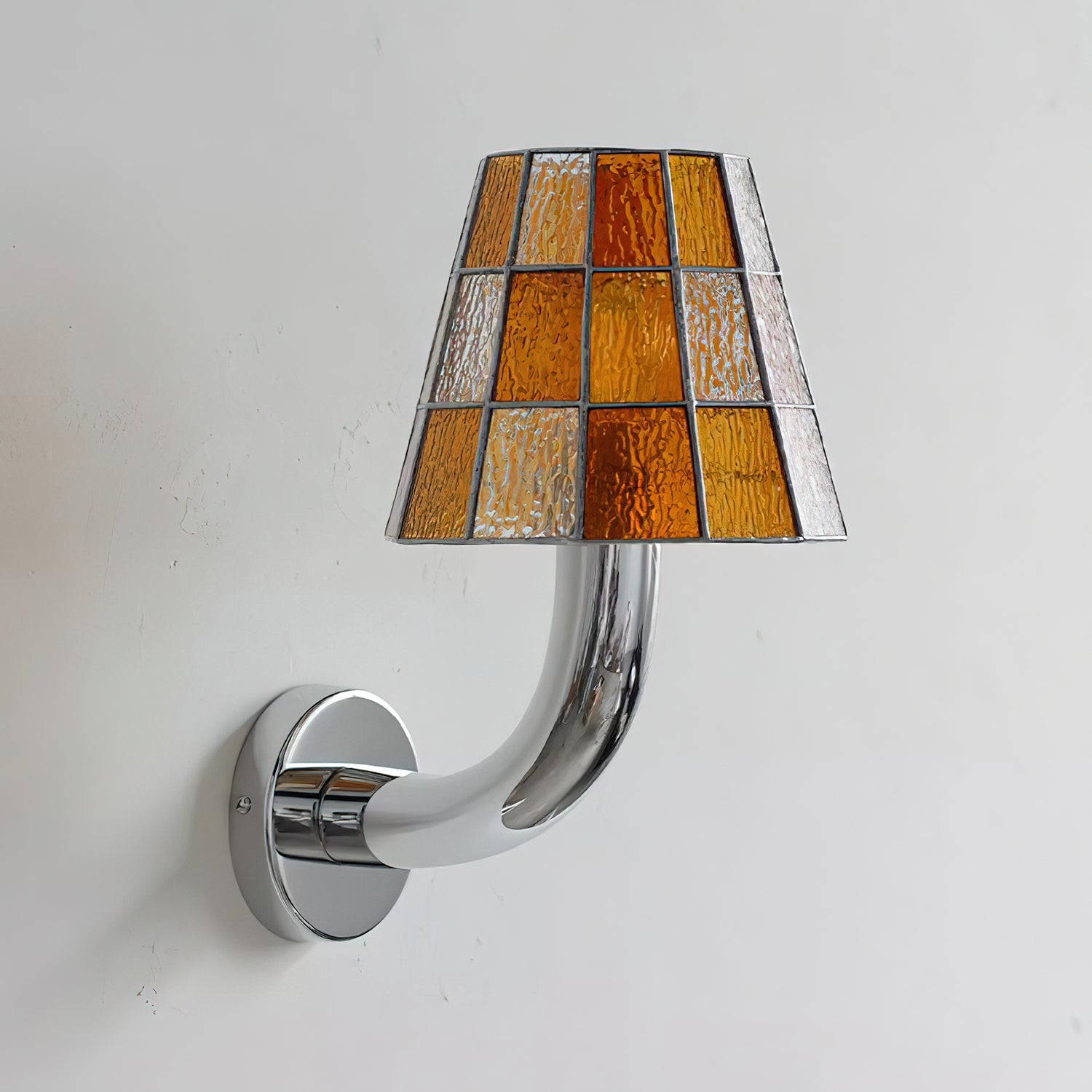 Fun Bohemian Glass Guy Wall Light