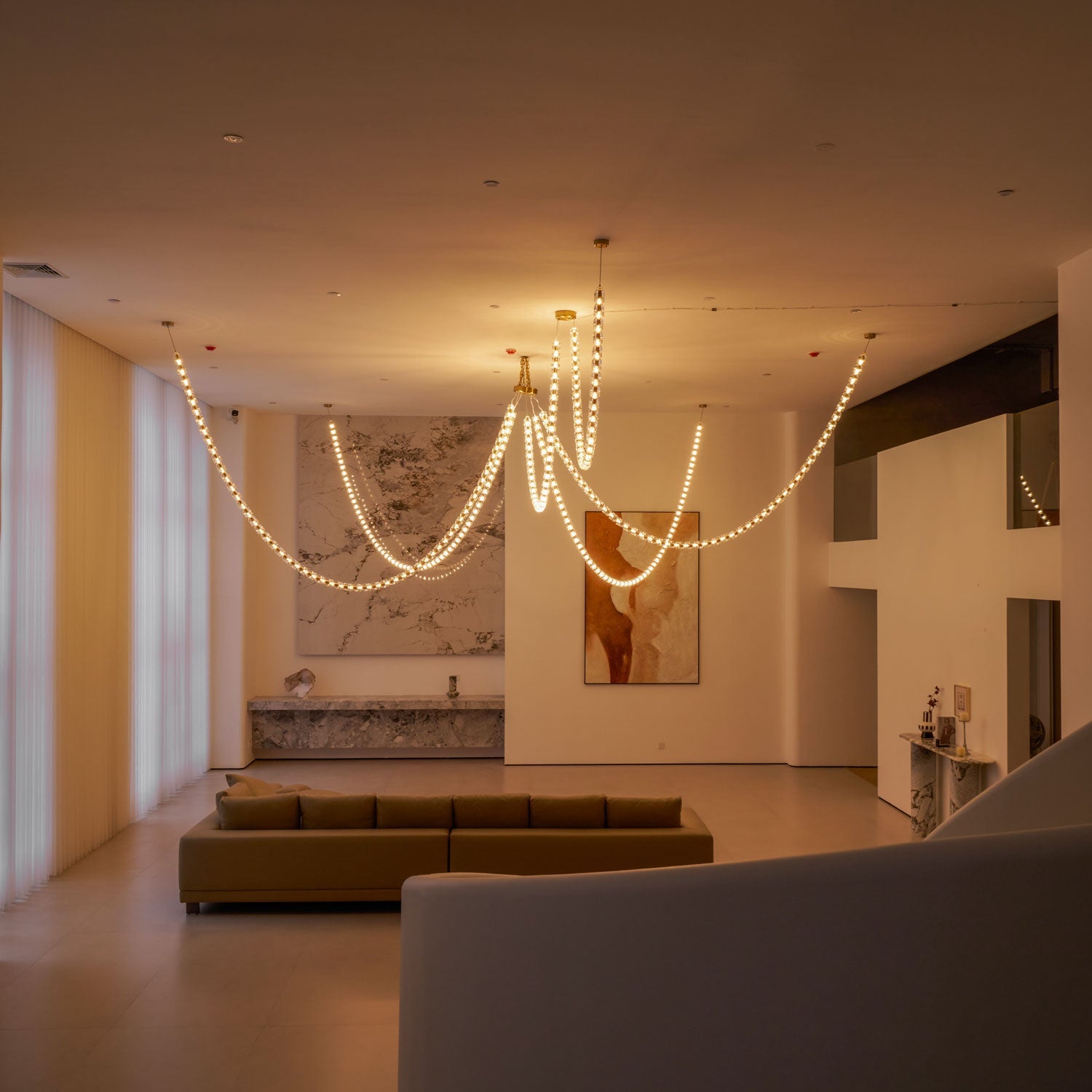 Gabriel Gold Chandelier - Blowlighting