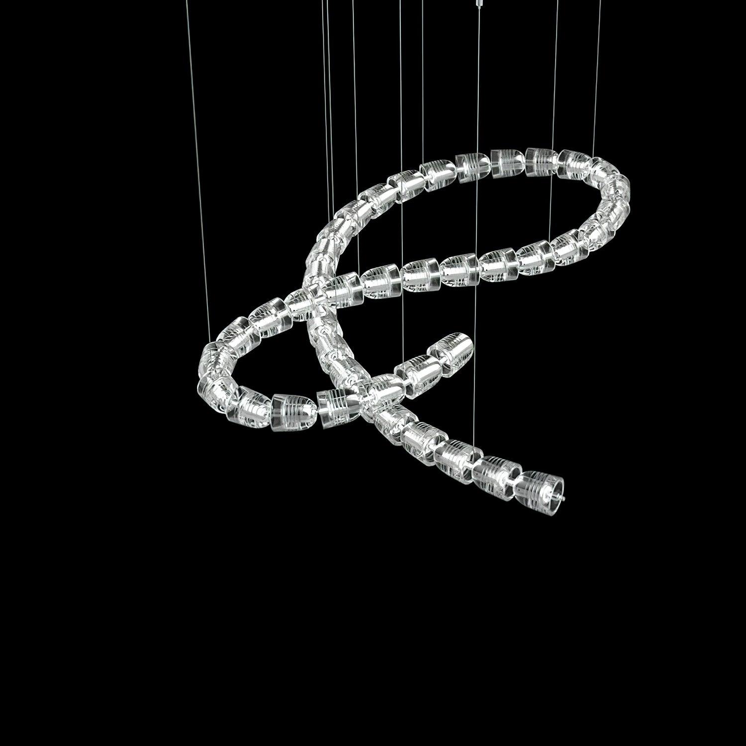 Cavenira Art Deco Crystal Chandelier - Blowlighting