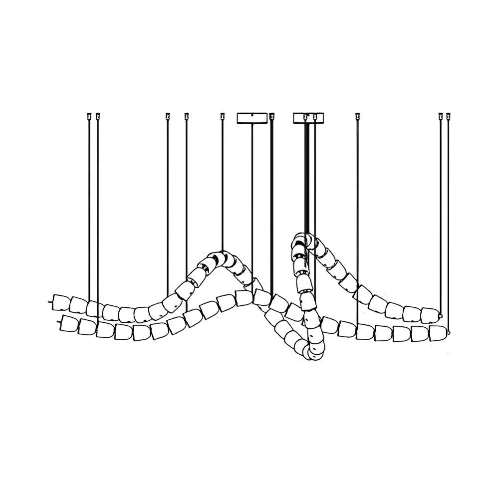 Gabriel Chrome Chandelier - Blowlighting