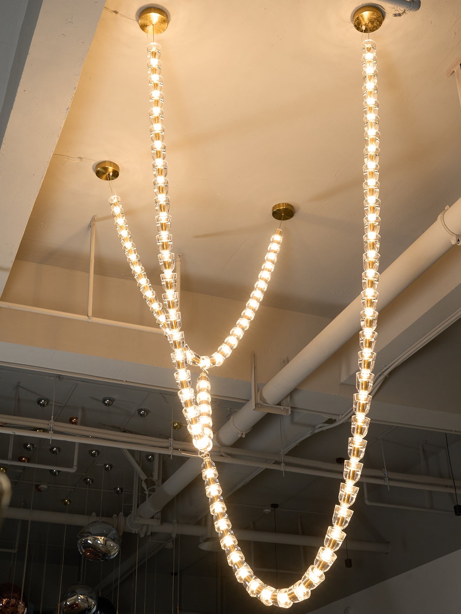 Gabriel Gold Chandelier - Blowlighting