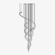 Cavenira Art Deco Crystal Chandelier - Blowlighting