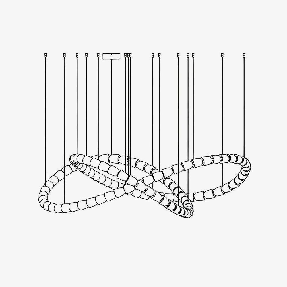 Nysilisra Luxe Crystal Pendant Light - Blowlighting