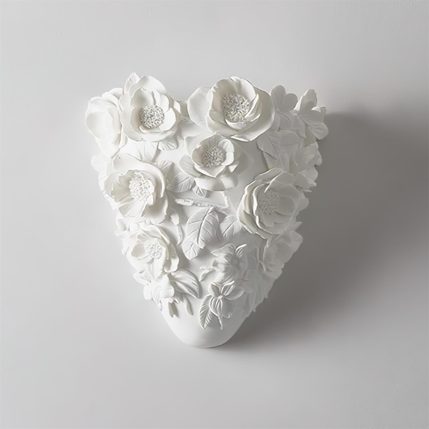 Marbella Romantic White Resin Wall Lamp