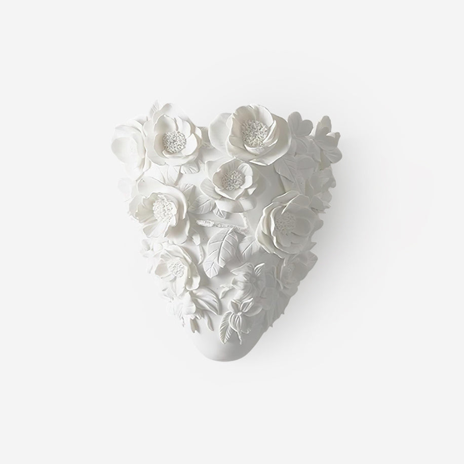 Marbella Romantic White Resin Wall Lamp