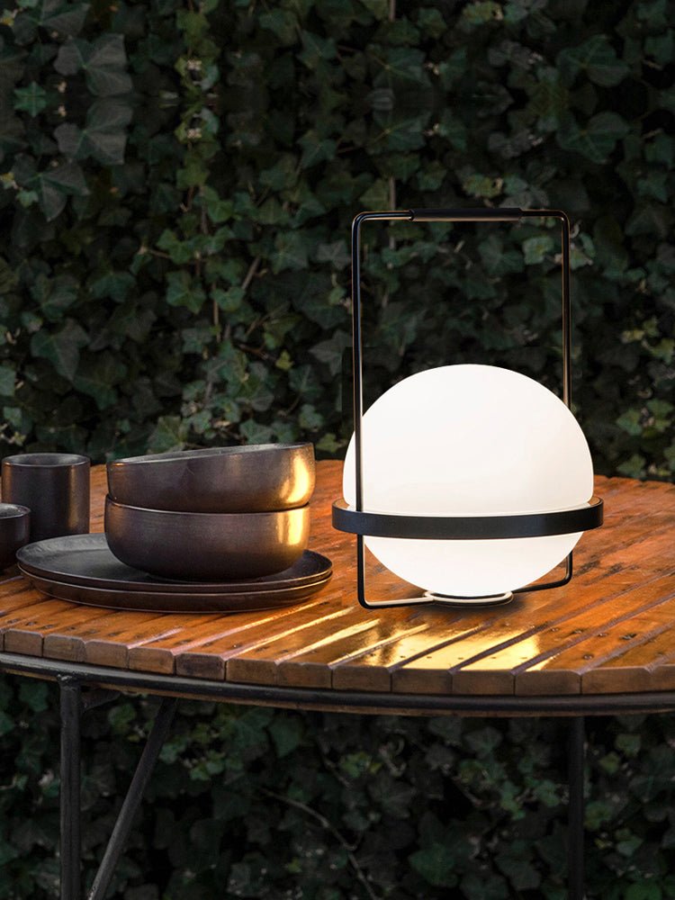 Eric Contemporary Metal Table Lamp - Blowlighting