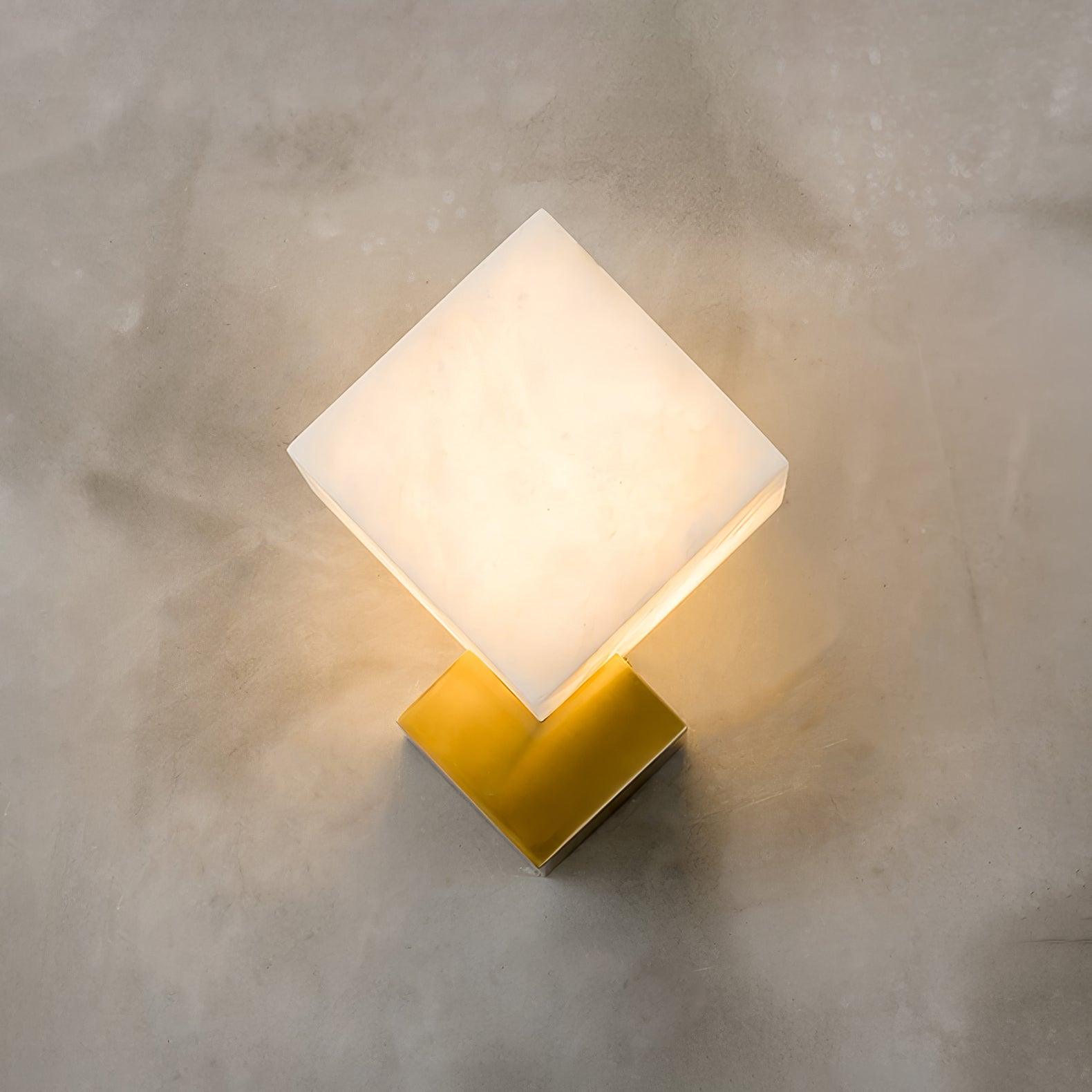 Arden Minimalist Alabaster Wall Light - Blowlighting