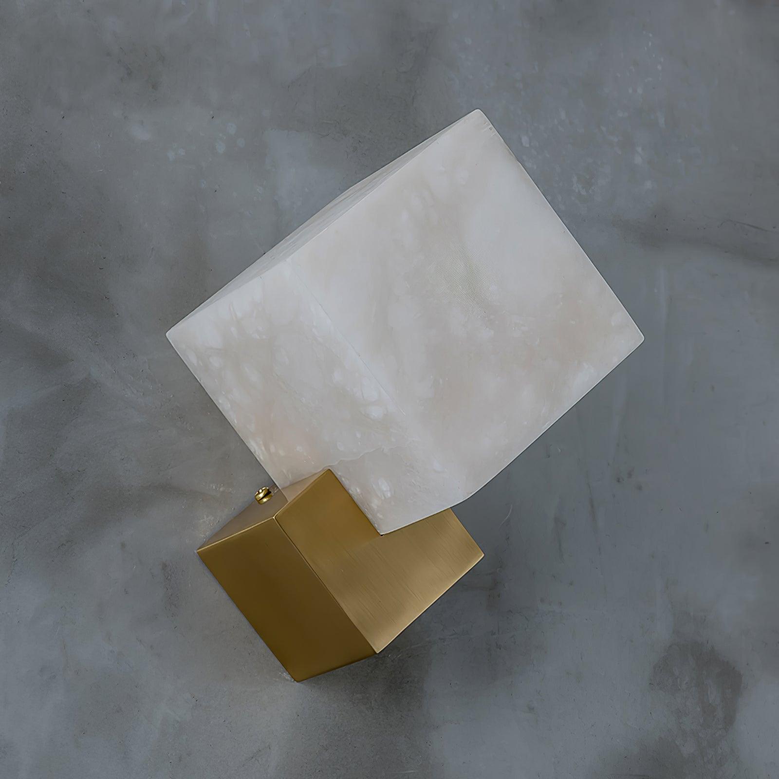 Arden Minimalist Alabaster Wall Light - Blowlighting