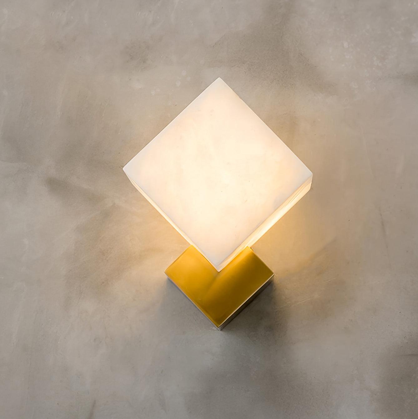 Arden Minimalist Alabaster Wall Light - Blowlighting