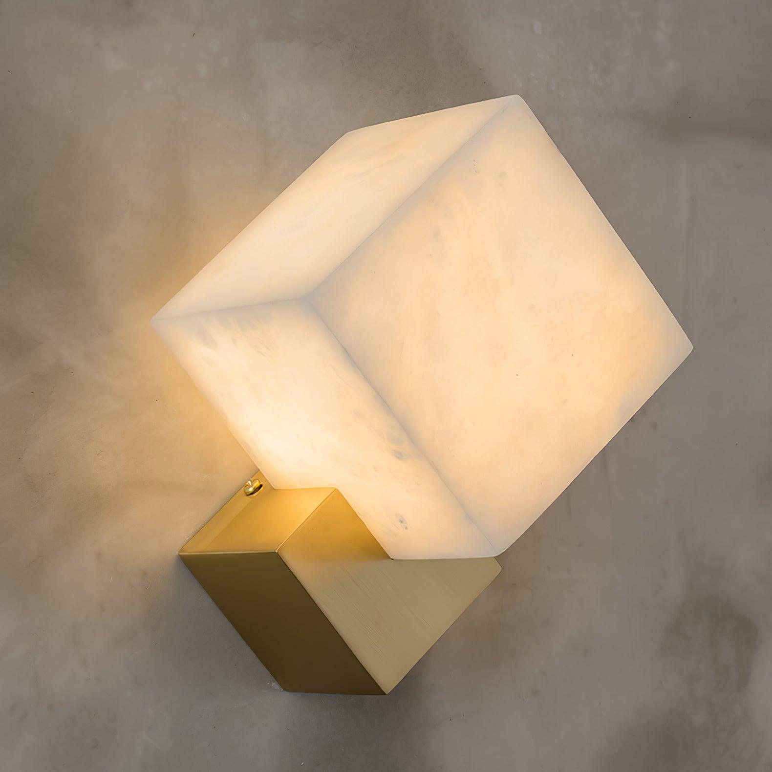 Arden Minimalist Alabaster Wall Light - Blowlighting