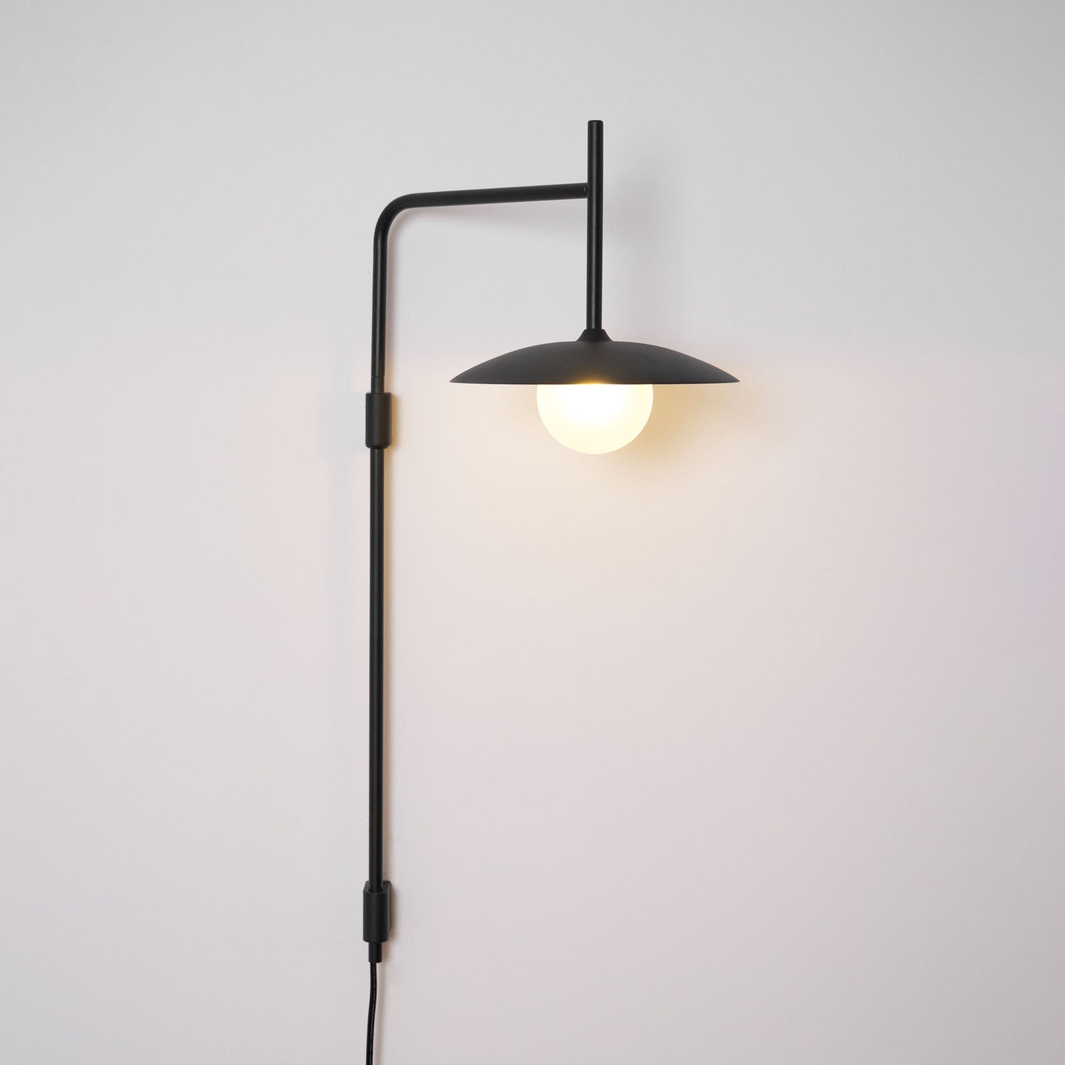 Gea Swing Arm Plug-in Wall Lamp - Blowlighting