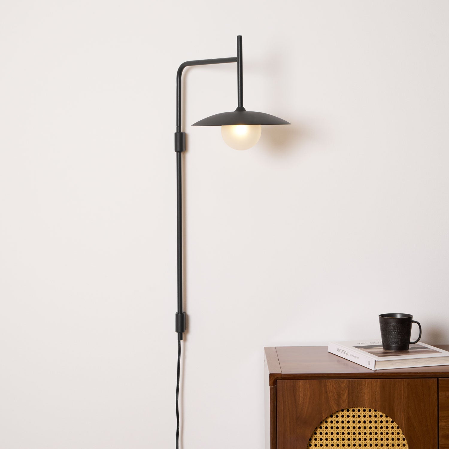 Gea Swing Arm Plug-in Wall Lamp - Blowlighting