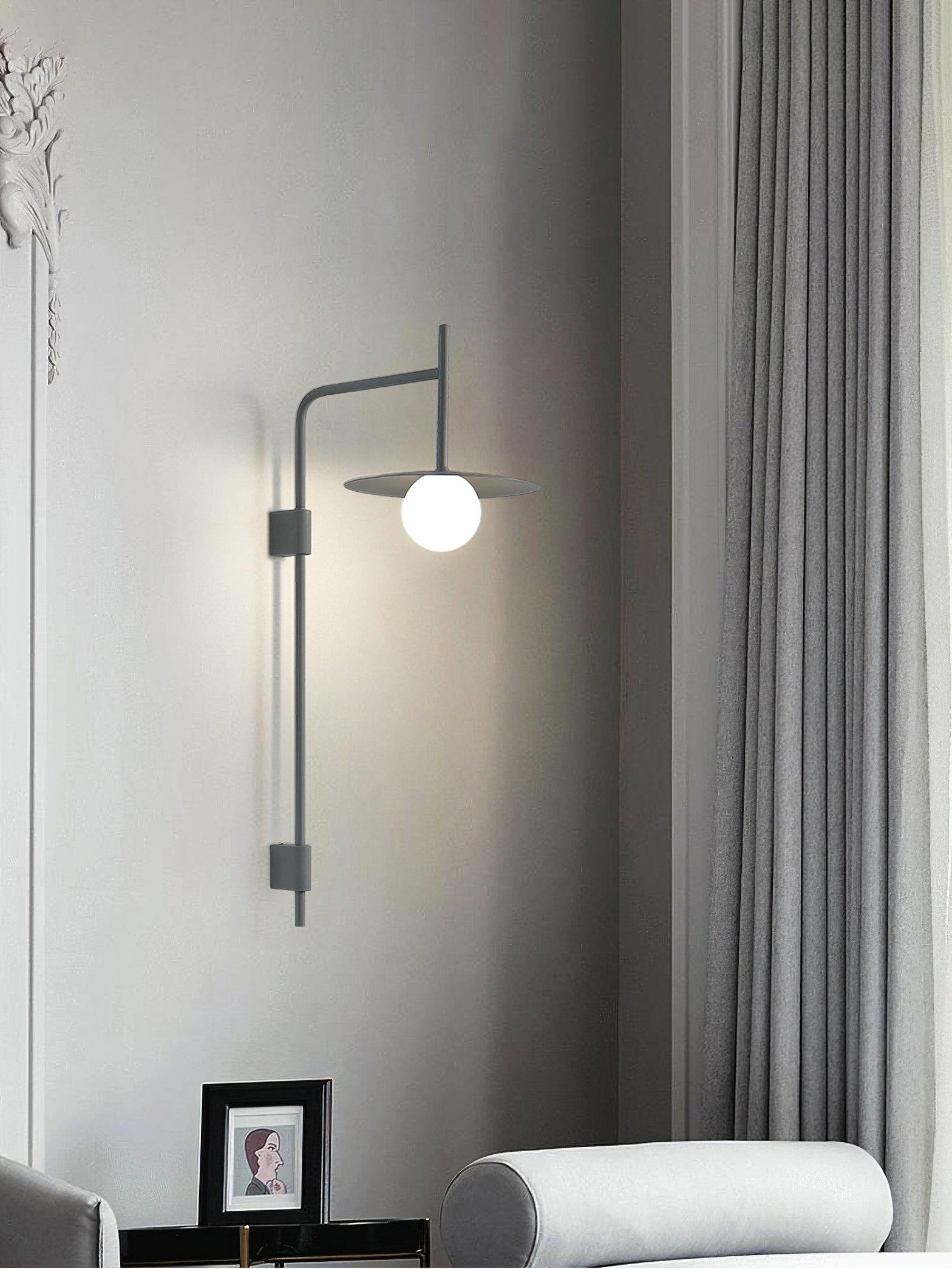 Gea Swing Arm Plug-in Wall Lamp - Blowlighting