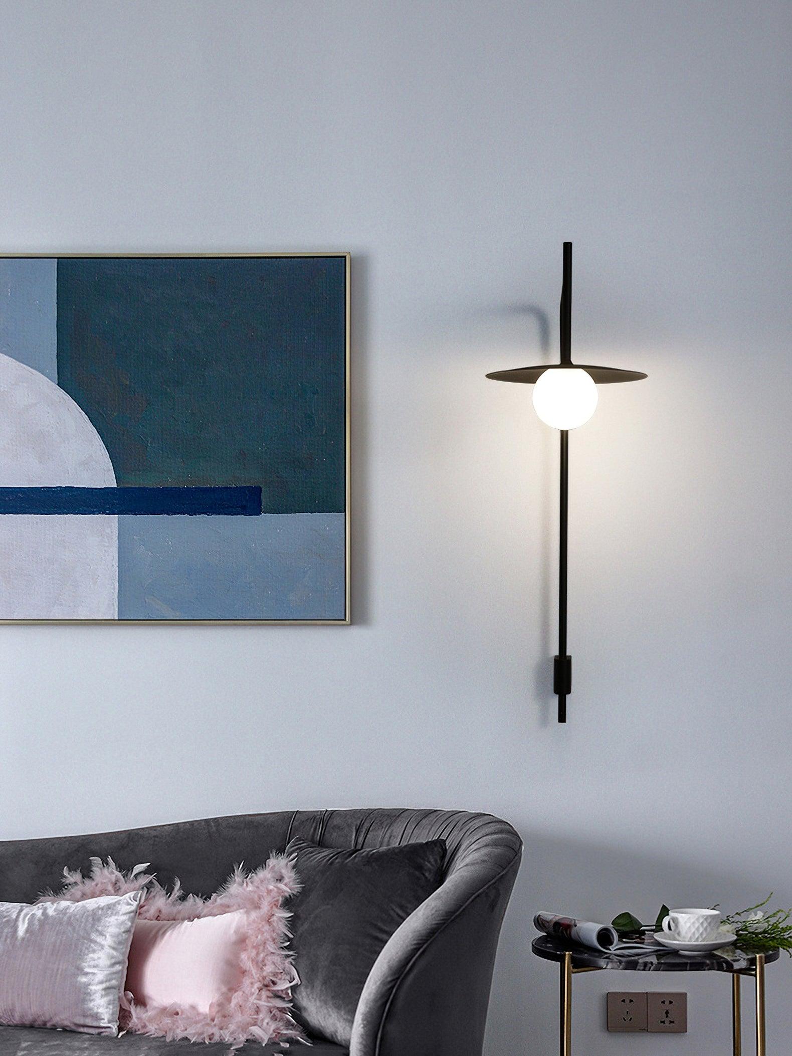 Gea Swing Arm Plug-in Wall Lamp - Blowlighting