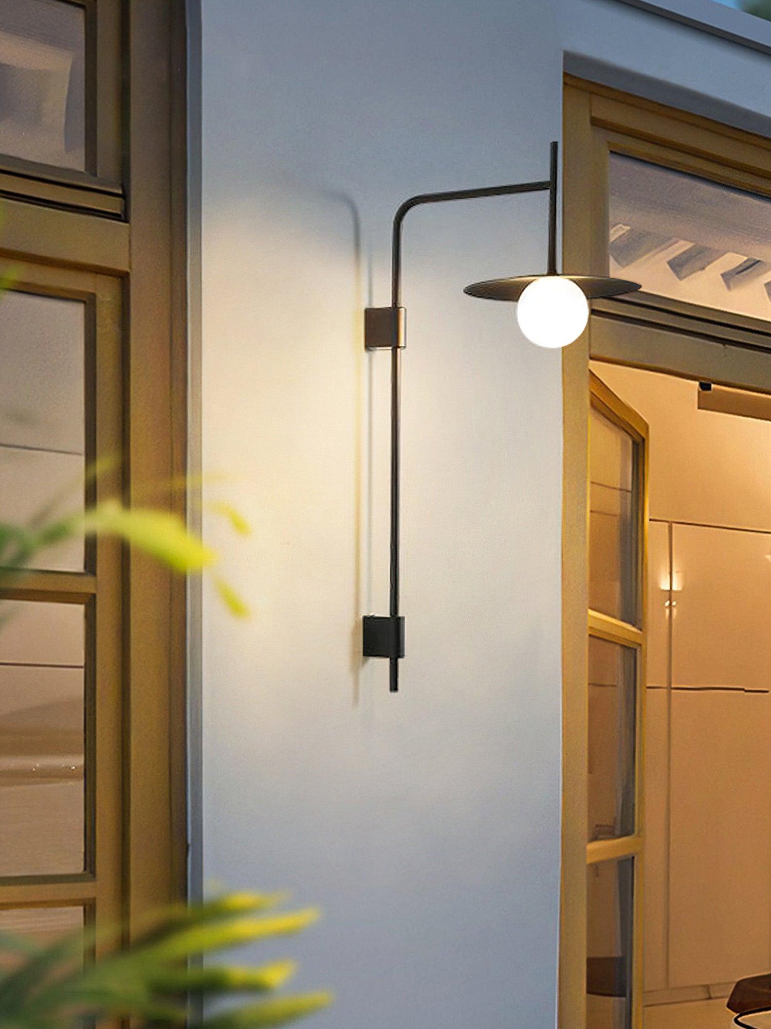 Gea Swing Arm Plug-in Wall Lamp - Blowlighting