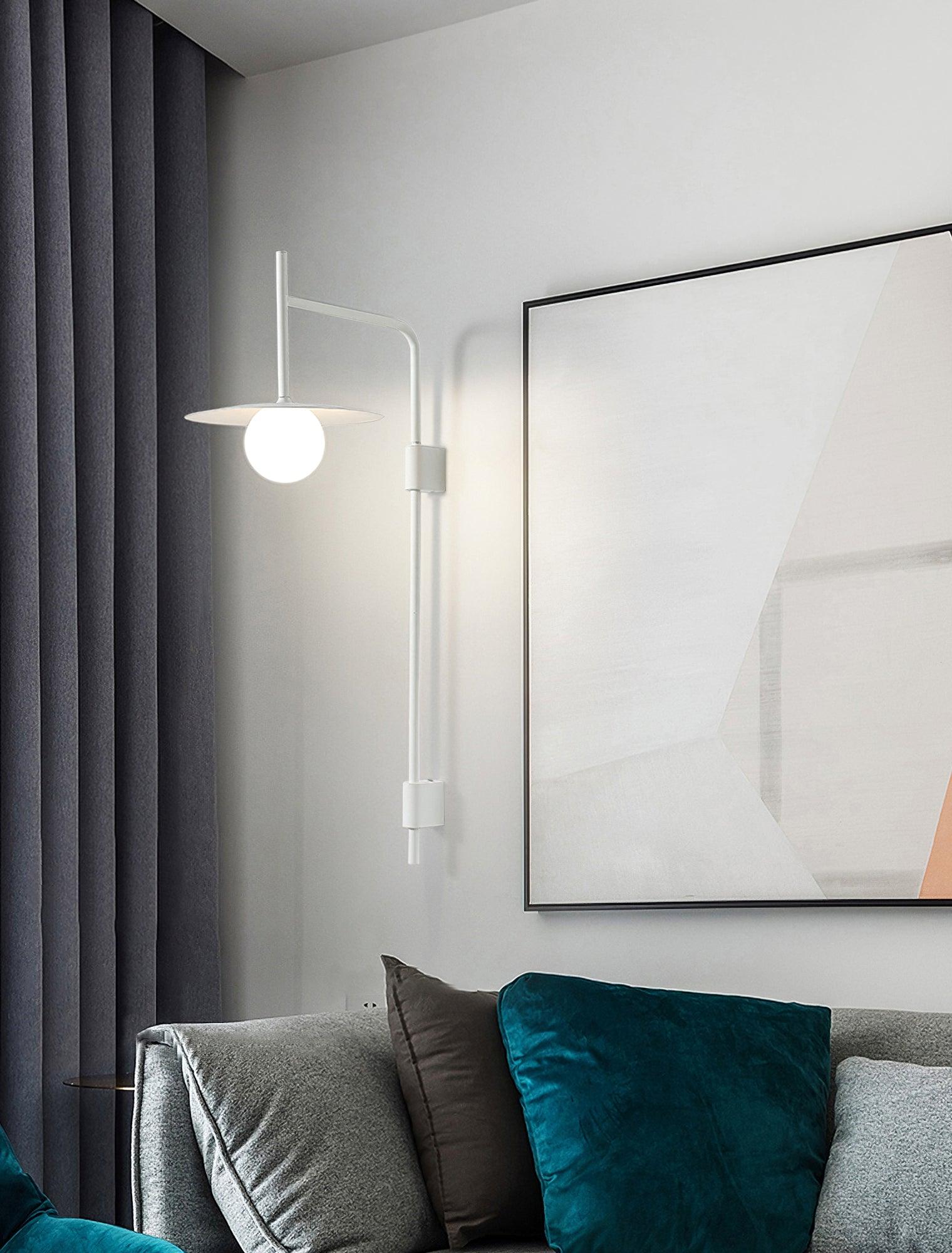 Gea Swing Arm Plug-in Wall Lamp - Blowlighting
