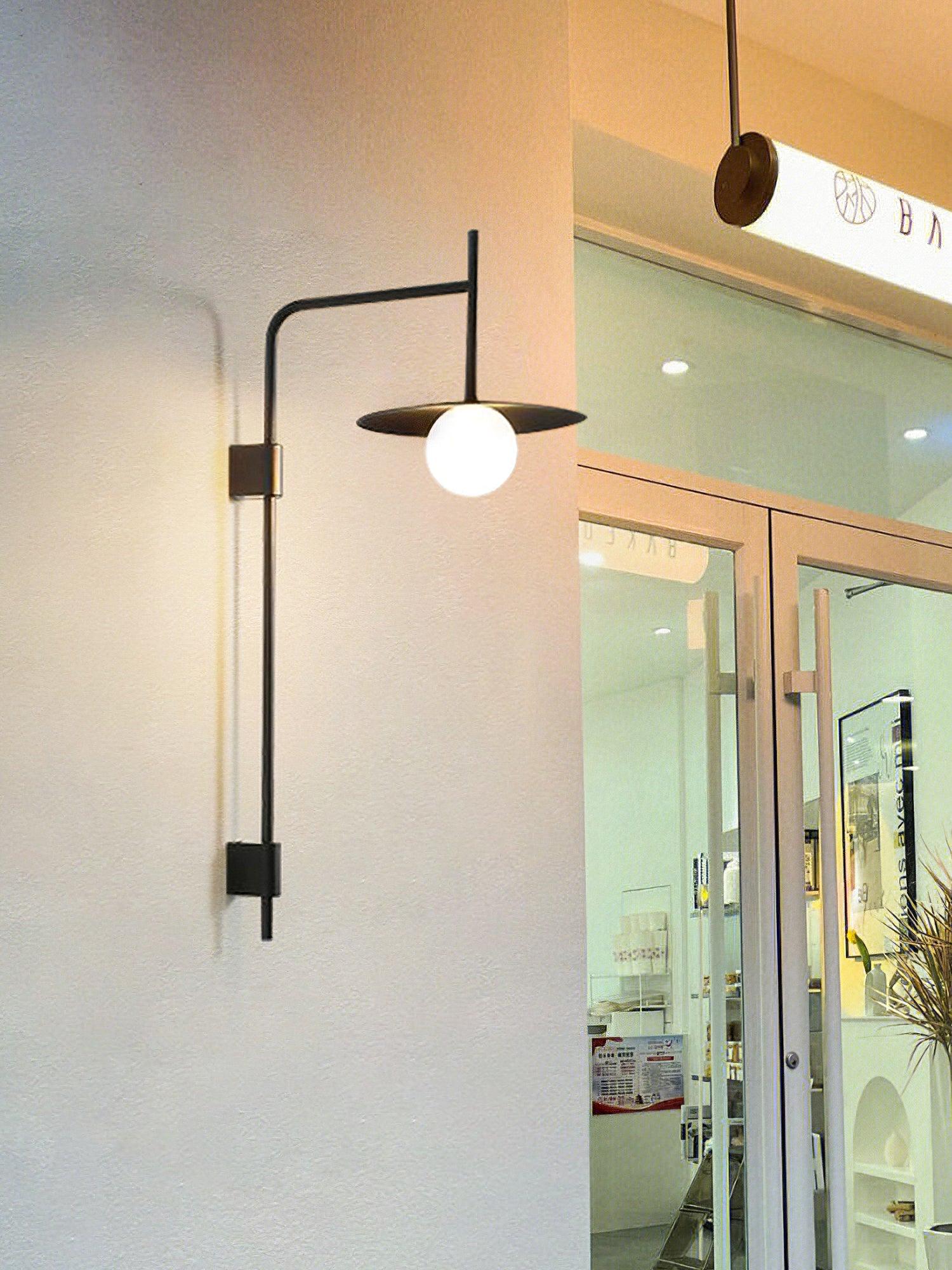 Gea Swing Arm Plug-in Wall Lamp - Blowlighting