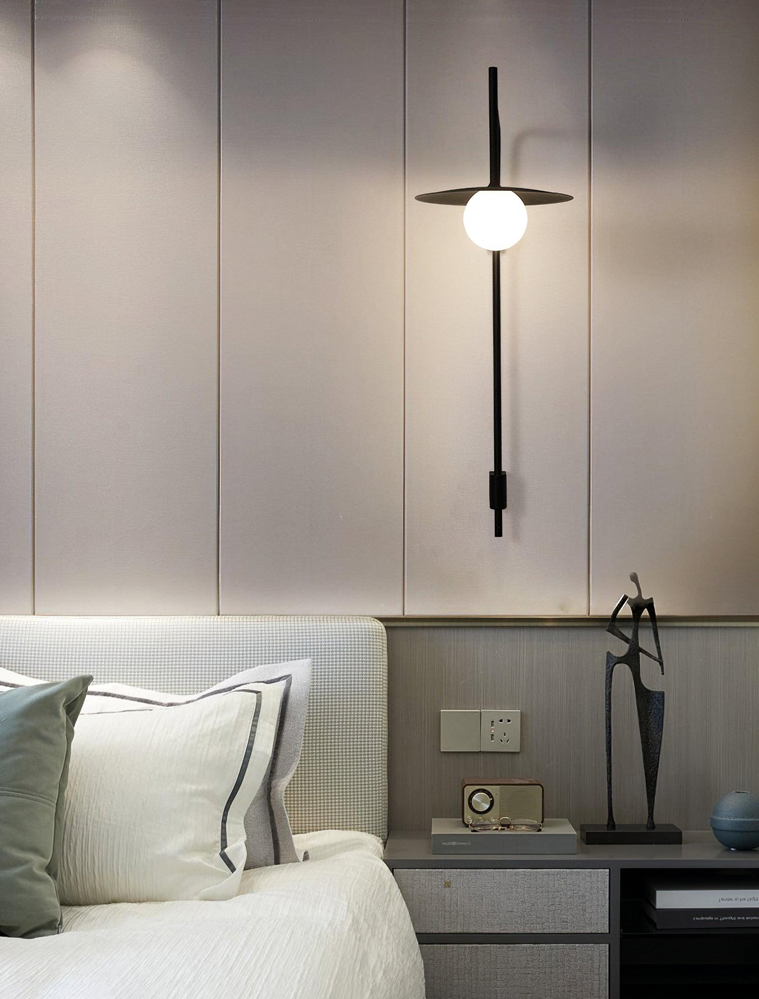 Gea Swing Arm Plug-in Wall Lamp - Blowlighting