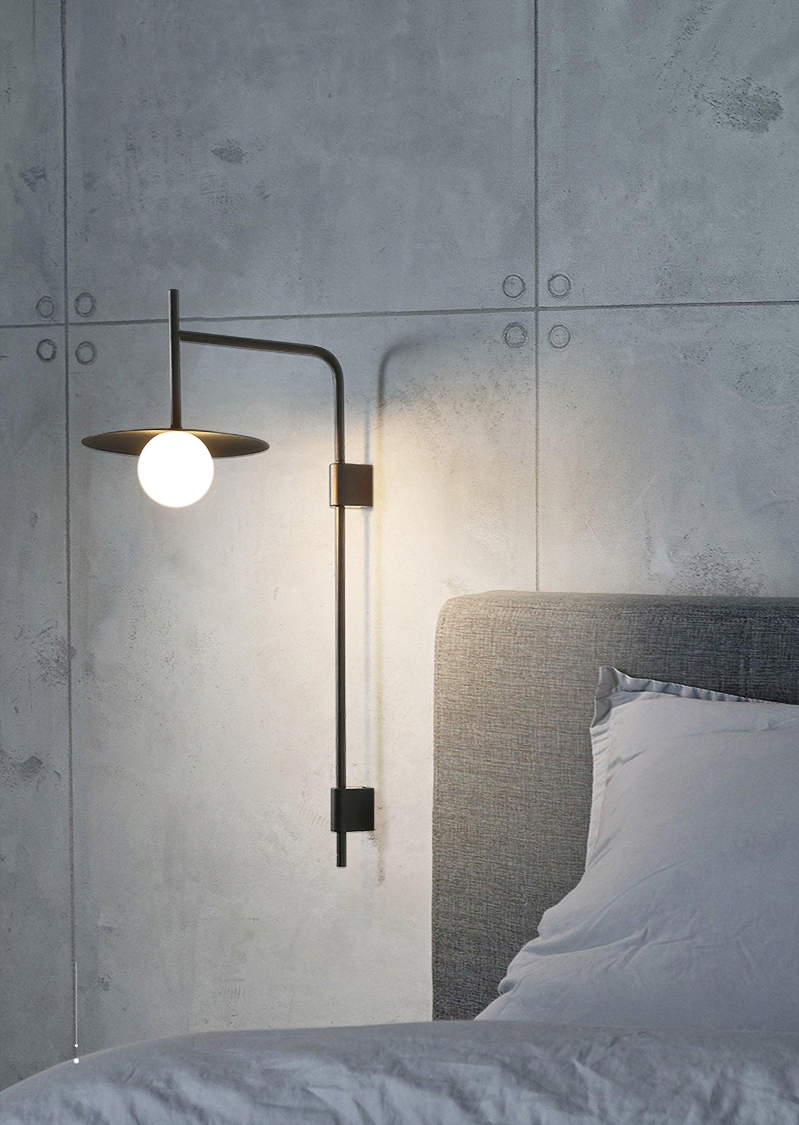 Gea Swing Arm Plug-in Wall Lamp - Blowlighting