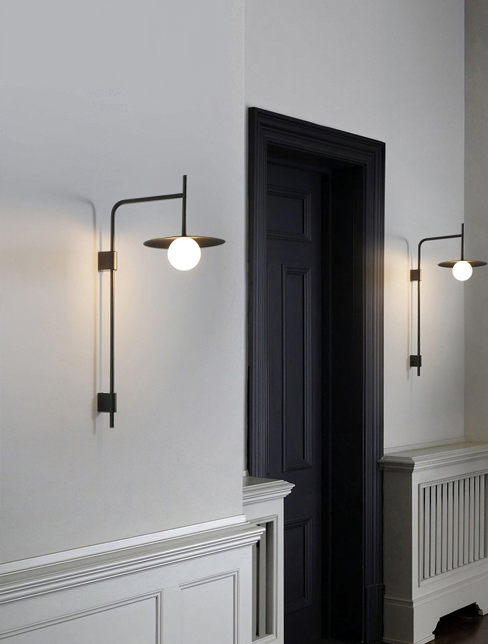 Gea Swing Arm Plug-in Wall Lamp - Blowlighting