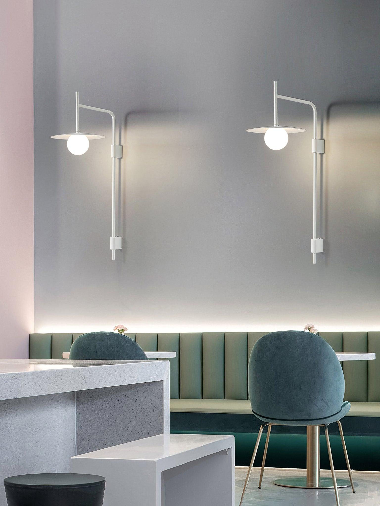 Gea Swing Arm Plug-in Wall Lamp - Blowlighting