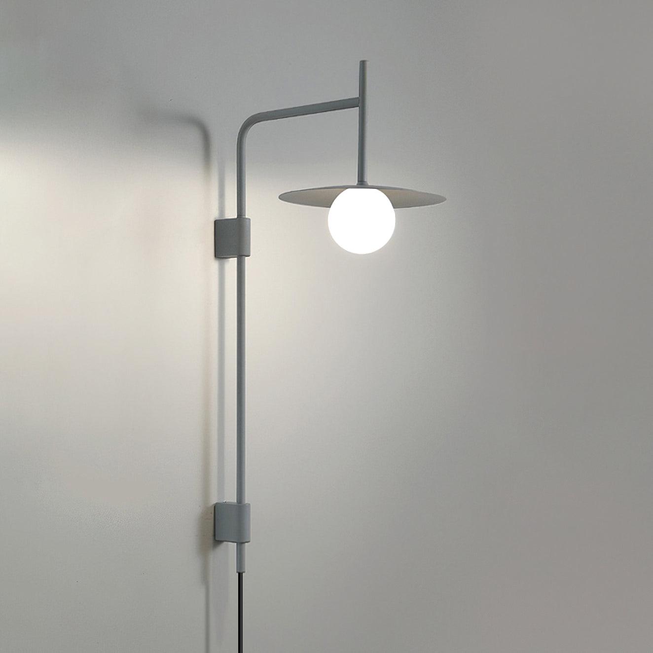 Gea Swing Arm Plug-in Wall Lamp - Blowlighting