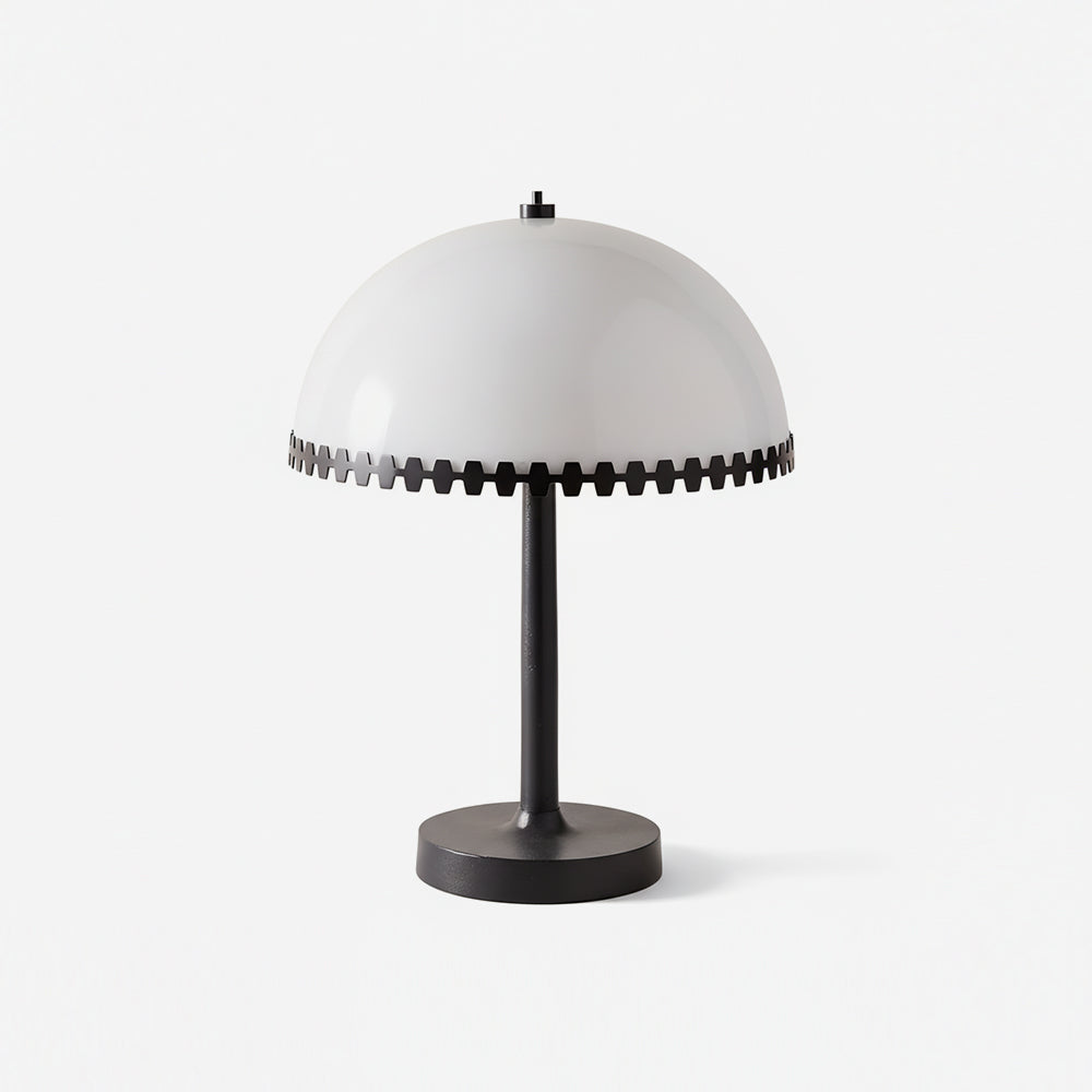 Ravel Modern White Alabaster Table Lamp