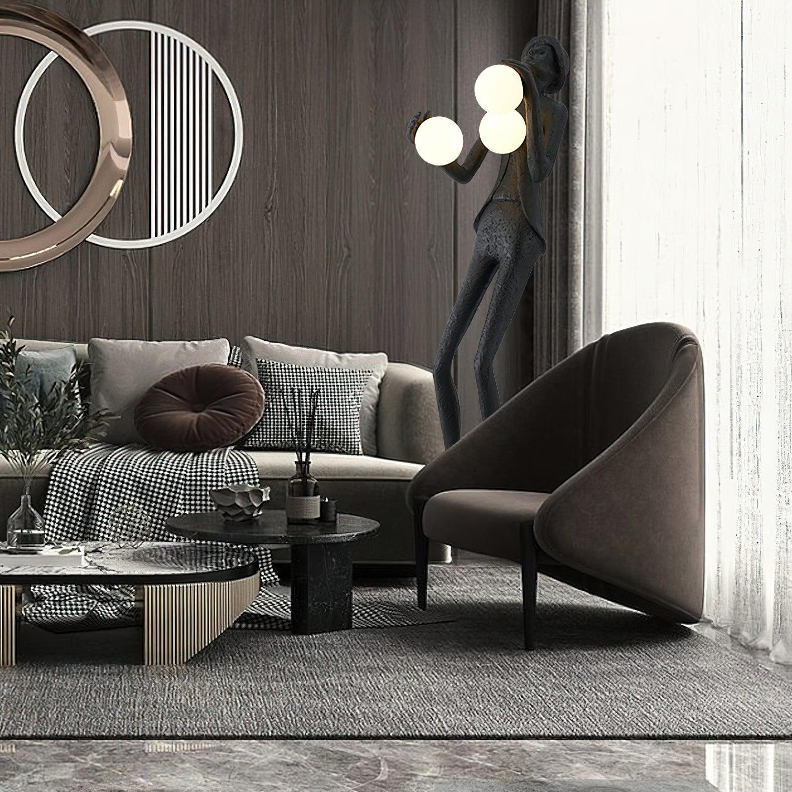 Evlirir Artistic Bronze Floor Lamp - Blowlighting