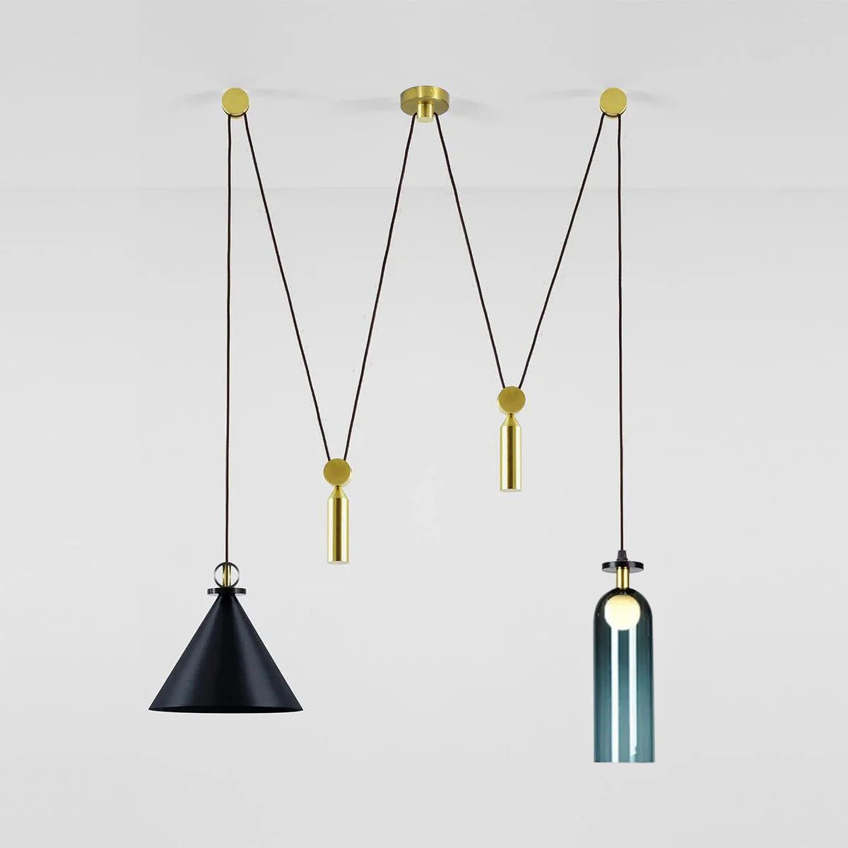 Geometric Shape Art Modern Chandelier - Blowlighting