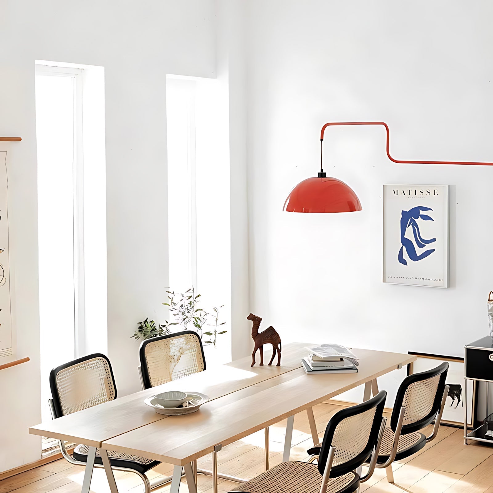 Geometry Dopamine Colors Aluminum Plug-In Wall Light