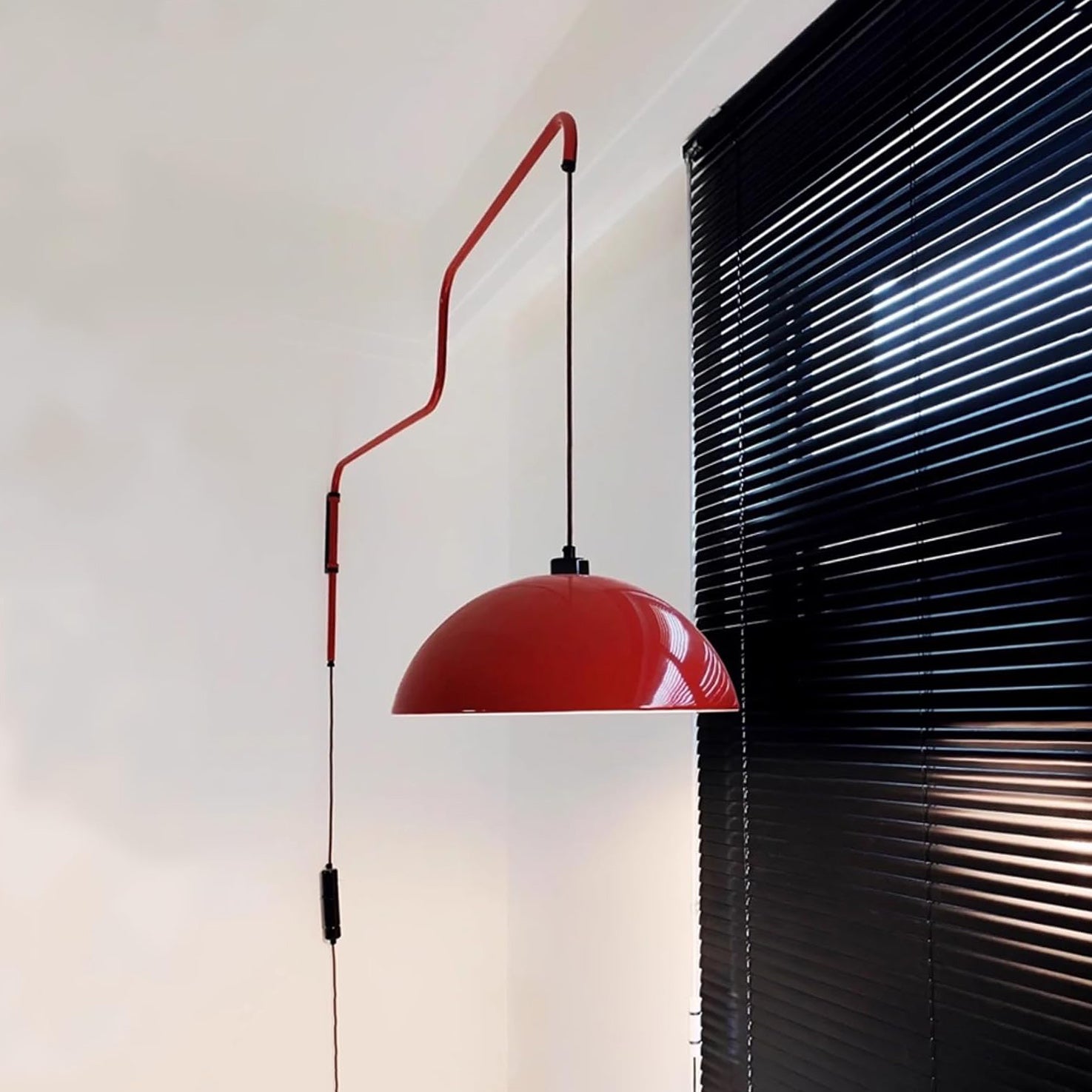 Geometry Dopamine Colors Aluminum Plug-In Wall Light