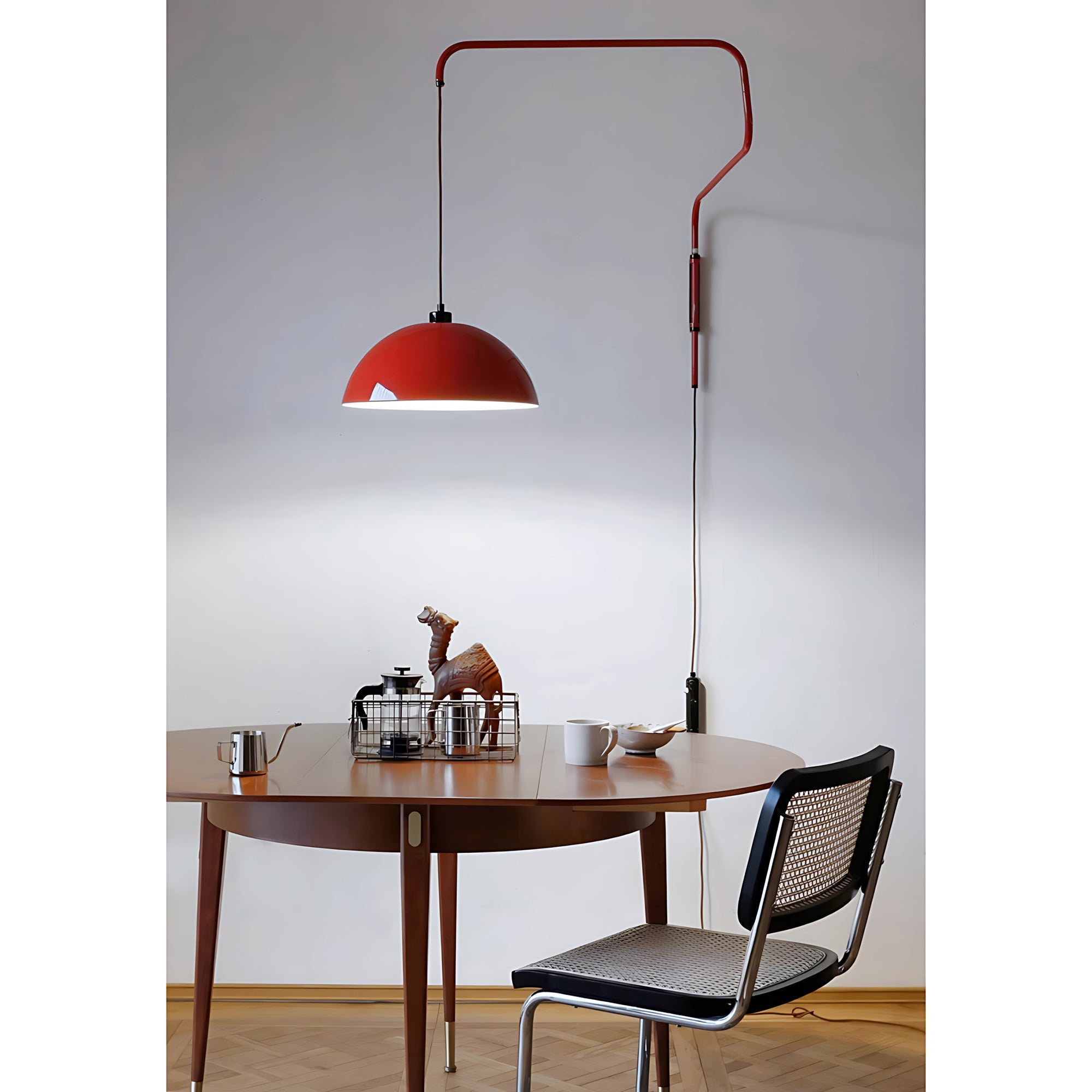 Geometry Dopamine Colors Aluminum Plug-In Wall Light