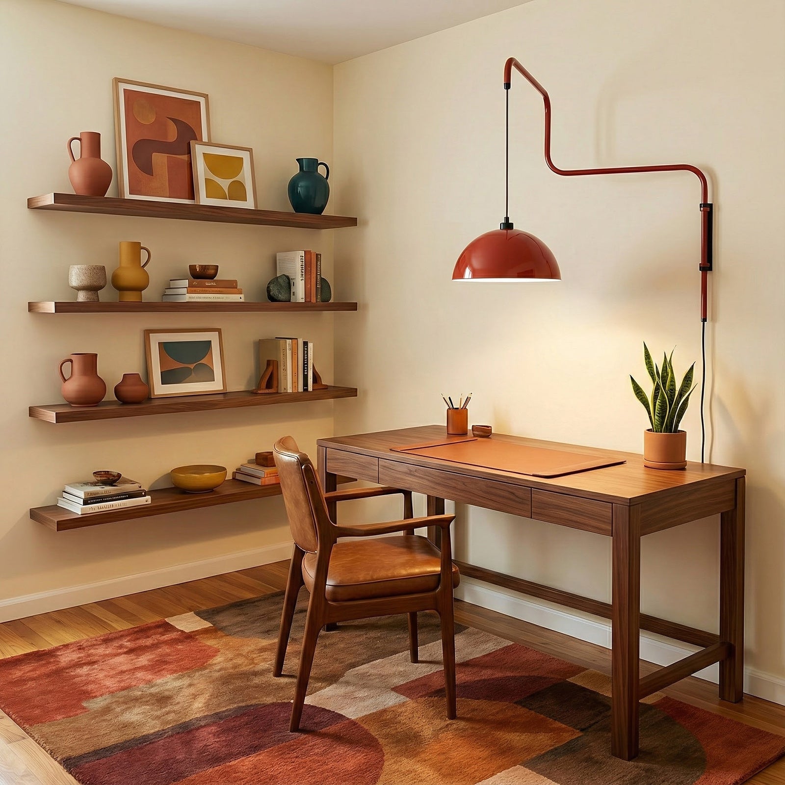 Geometry Dopamine Colors Aluminum Plug-In Wall Light