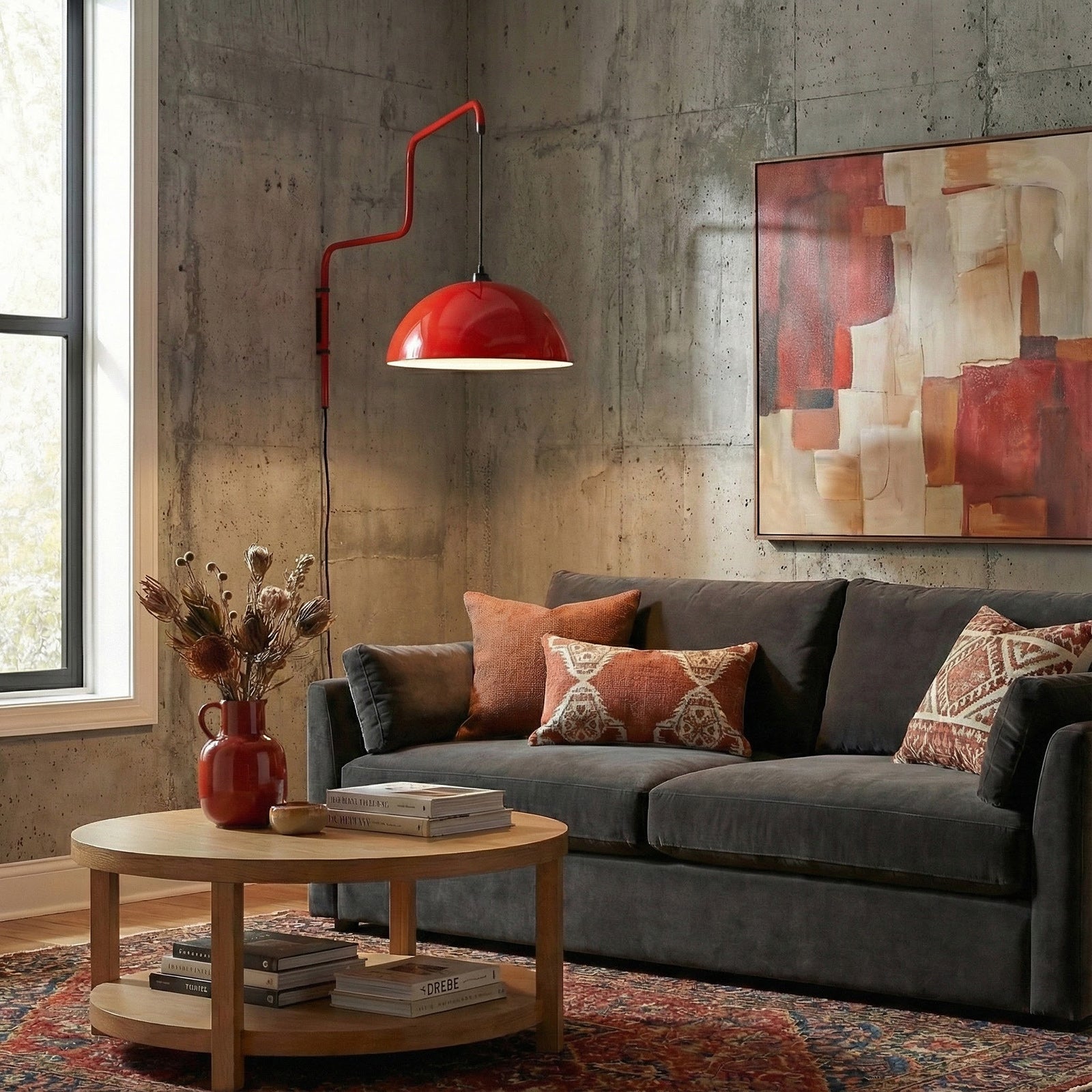 Geometry Dopamine Colors Aluminum Plug-In Wall Light