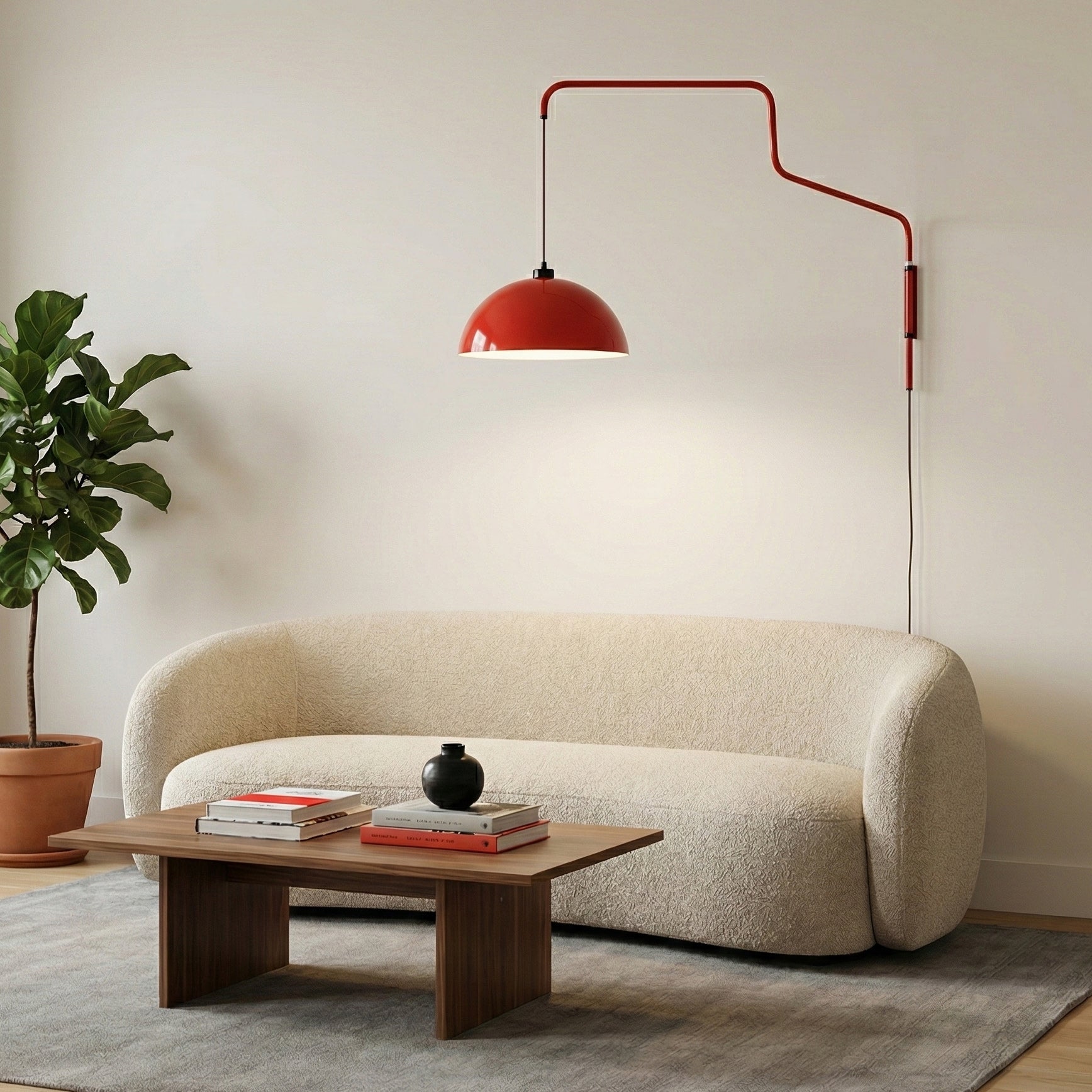 Geometry Dopamine Colors Aluminum Plug-In Wall Light